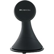 Canyon CH-6 Car Holder for Smartphones,magnetic suction function ,with 2 plates(rectangle/circle), black ,97*67.5*107mm 0.068kg_1