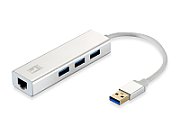 LevelOne Adapter USB3.0 -> GBit-LAN + USB3.0-Hub_1