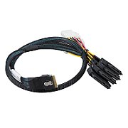 Adaptec Kabel SFF8654-> 8xSATA intern 0.8m SlimSAS - SATA_1