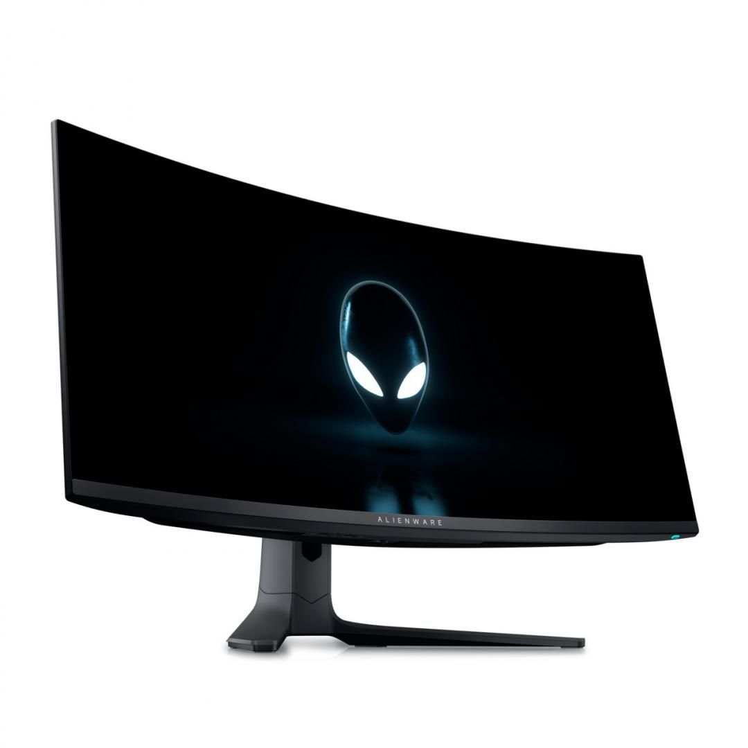 Monitor Dell Gaming Alienware 34'' AW3423DWF, 86.82 cm, Maximum preset resolution: DisplayPort: 3440 x 1440 at 165 Hz, HDMI: 3440 x 1440 at 100 Hz, Screen type Color Active Matrix, Panel technology QD OLED, Backlight OLED, Faceplate coating Anti reflection, Aspect ratio 21:9, Pixel per inch (PPI)_5