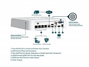 TP-LINK VIGI 4 CHANNEL Network video recorder, VIGI NVR1104H-4P, latime de banda 80 Mbps, 4 canale IP, rezolutie: pana la 8MP, format: H.265+/H.265/ H.264+/H.264, suporta 1 HDD SATA de pana la 10TB, POE_3