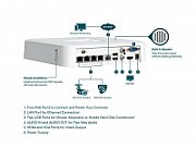 TP-LINK VIGI 4 CHANNEL Network video recorder, VIGI NVR1104H-4P, latime de banda 80 Mbps, 4 canale IP, rezolutie: pana la 8MP, format: H.265+/H.265/ H.264+/H.264, suporta 1 HDD SATA de pana la 10TB, POE