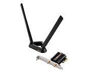 ASUS PCE-AXE59BT Wifi si Bluetooth 5.2 PCIe adapter, WI-FI 6, 2.4GHz / 5GHz / 6GHz, greutate: 78.4G, 2 x Antene externe, PCI-Express x 1._1