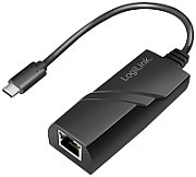 ADAPTOR RETEA LOGILINK , extern, USB 3.2 Gen1 USB-C, port RJ-45, 1000 Mbps, 