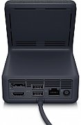 Dell Dual Charge Dock HD22Q, Wireless Qi v1.3 charging for mobile devices, Ports: Video ports: 1 x HDMI 2.1 port (rear), 1 x DisplayPort 1.4 port (rear), Network ports: 1 x RJ45 Ethernet port (rear), USB ports: 2 x USB 3.2 Gen 1 ports (rear), 2 x USB 3.2 Gen 1 ports (right), 1 x USB 3.2 Gen 2 Type-C_1