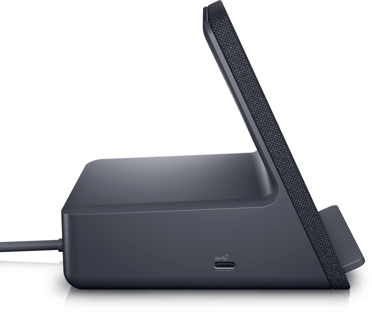 Dell Dual Charge Dock HD22Q, Wireless Qi v1.3 charging for mobile devices, Ports: Video ports: 1 x HDMI 2.1 port (rear), 1 x DisplayPort 1.4 port (rear), Network ports: 1 x RJ45 Ethernet port (rear), USB ports: 2 x USB 3.2 Gen 1 ports (rear), 2 x USB 3.2 Gen 1 ports (right), 1 x USB 3.2 Gen 2 Type-C_4