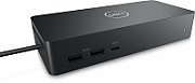 Dell Universal Dock UD22, MAX RESOLUTION: 5K @ 60Hz with HBR3 systems supporting Display Stream Compression, VIDEO INTERFACES: 1 x HDMI 2.0, 2 x DP 1.2, 1 x USB-C 3.2 Gen2 with DisplayPort 1.4 Alt Mode, USB PORTS: USB-A: 4 x USB 3.2 Gen 2 (1 with PowerShare); USB-C: 1 x USB 3.2 Gen 2 with_4