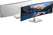 Monitor Dell Curved 49  DQHD USB-C U4924DW, 124.46 cm, Maximum preset resolution: 5120 x 1440 at 60 Hz, Screen type: Active matrix - TFT LCD, Panel technology: In-Plane Switching Technology, Backlight: White LED edgelight system, Faceplate coating: Anti-Glare with 3H hardness, Aspect ratio: 32:9