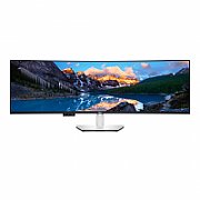 Monitor Dell Curved 49  DQHD USB-C U4924DW, 124.46 cm, Maximum preset resolution: 5120 x 1440 at 60 Hz, Screen type: Active matrix - TFT LCD, Panel technology: In-Plane Switching Technology, Backlight: White LED edgelight system, Faceplate coating: Anti-Glare with 3H hardness, Aspect ratio: 32:9