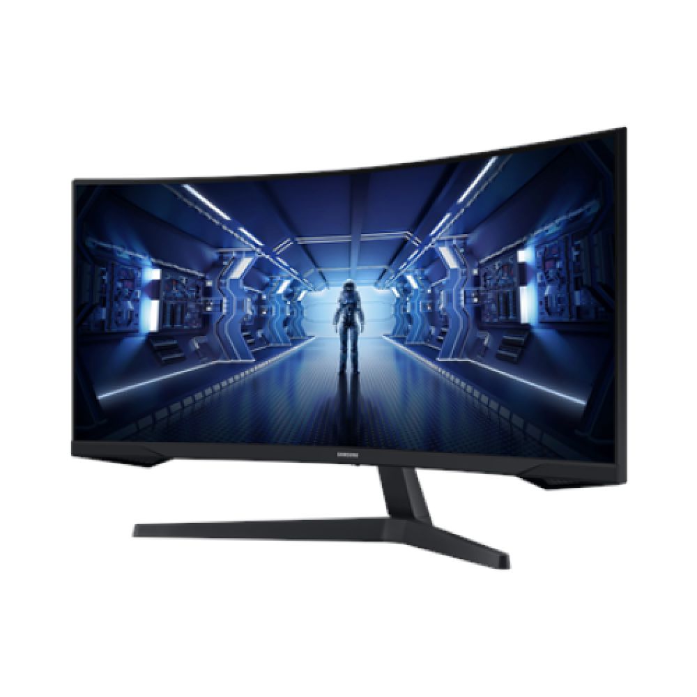 MONITOR SAMSUNG LC34G55TWWPXEN 34 inch, Curvature: 1000R,  Panel Type: VA, Backlight: LED backlight, Resolution: 3440x1440, Aspect Ratio: 21:9, Refresh Rate:165Hz, Response time MPRT: 1 ms, Brightness: 250 cd/m², Contrast (static): 2500:1, Contrast (dynamic): Mega ∞ DCR, Viewing angle: 178°/178°_2