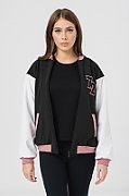 W JACHETA BOMBER  PINK  S_2