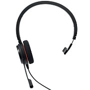 JABRA EVOLVE 20 MS Mono USB Headband Noise cancelling USB connector with mute-button and volume control on the cord_3