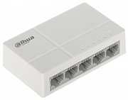 Switch Dahua PFS3005-5ET-L, 5 porturi 10 / 100 Mbps