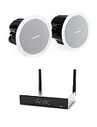 Pachet sonorizare stereo cu Arylic A30+ si 1 pereche BOSE FS2C Alb, WiFi Streaming, Internet Radio, Bluetooth