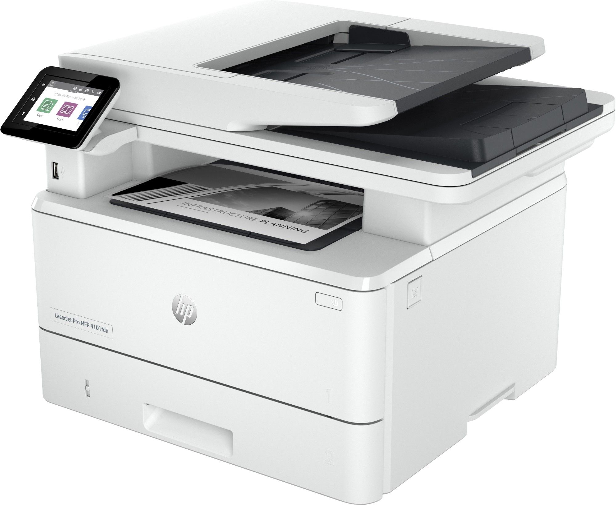 HP LaserJet Pro MFP 4102dw Printer up to 40ppm_2