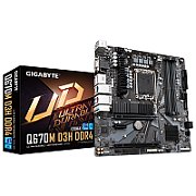 Placa de baza Gigabyte Q670 D3H LGA1700, 4x DDR4, 1x D-Sub, 1x HDMI, 1x DisplayPort, 2x PCIe 4.0 x16, 1x PCIe 3.0 x1, 2x M.2, 4x SATA 6Gbps, mATX_2