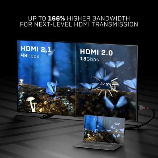 Cablu Lindy 2m High Speed HDMI, latime de banda 48Gbps, 10240x4320@ 120Hz, Anthra Line_4