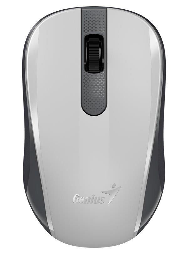 MOUSE Genius,  NX-8008S , PC sau NB, wireless, 2.4GHz, optic, 1200 dpi, butoane/scroll 3/1, , alb&ampgri,  31030028403  (include TV 0.18lei)
