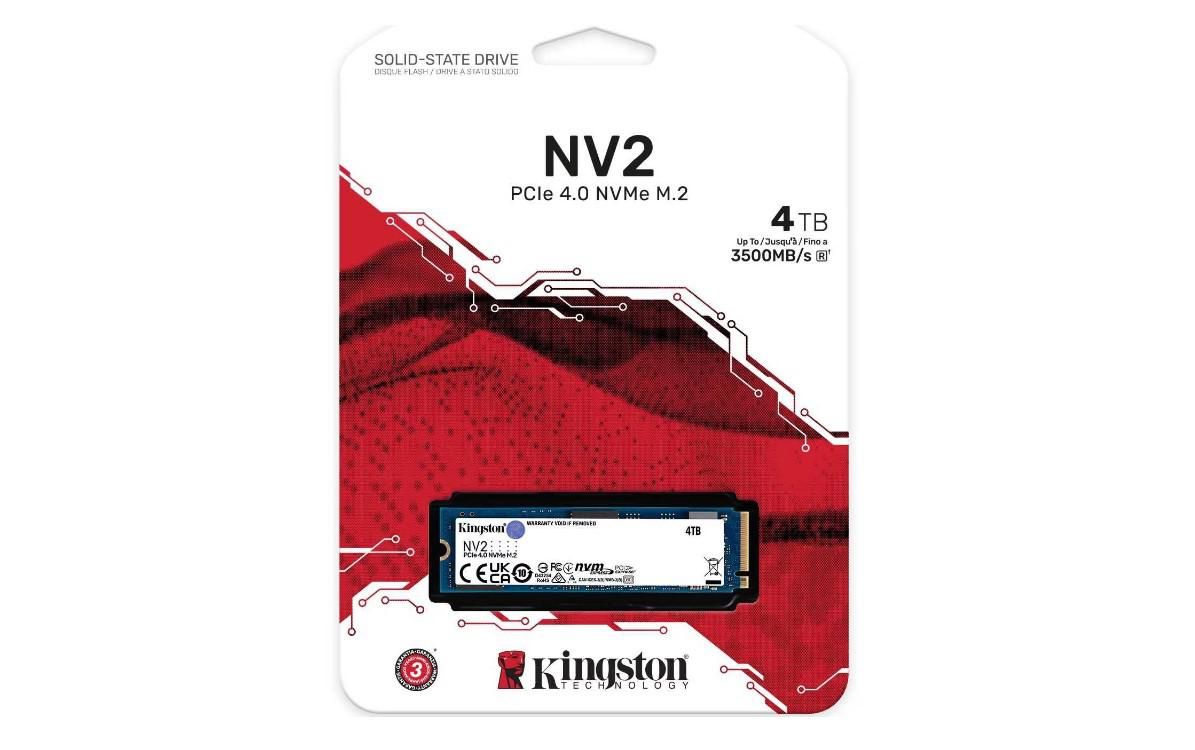 SSD Kingston, SNV2S, M2-2280, 4TB, PCI Express 3.0 x4 NVMe_2