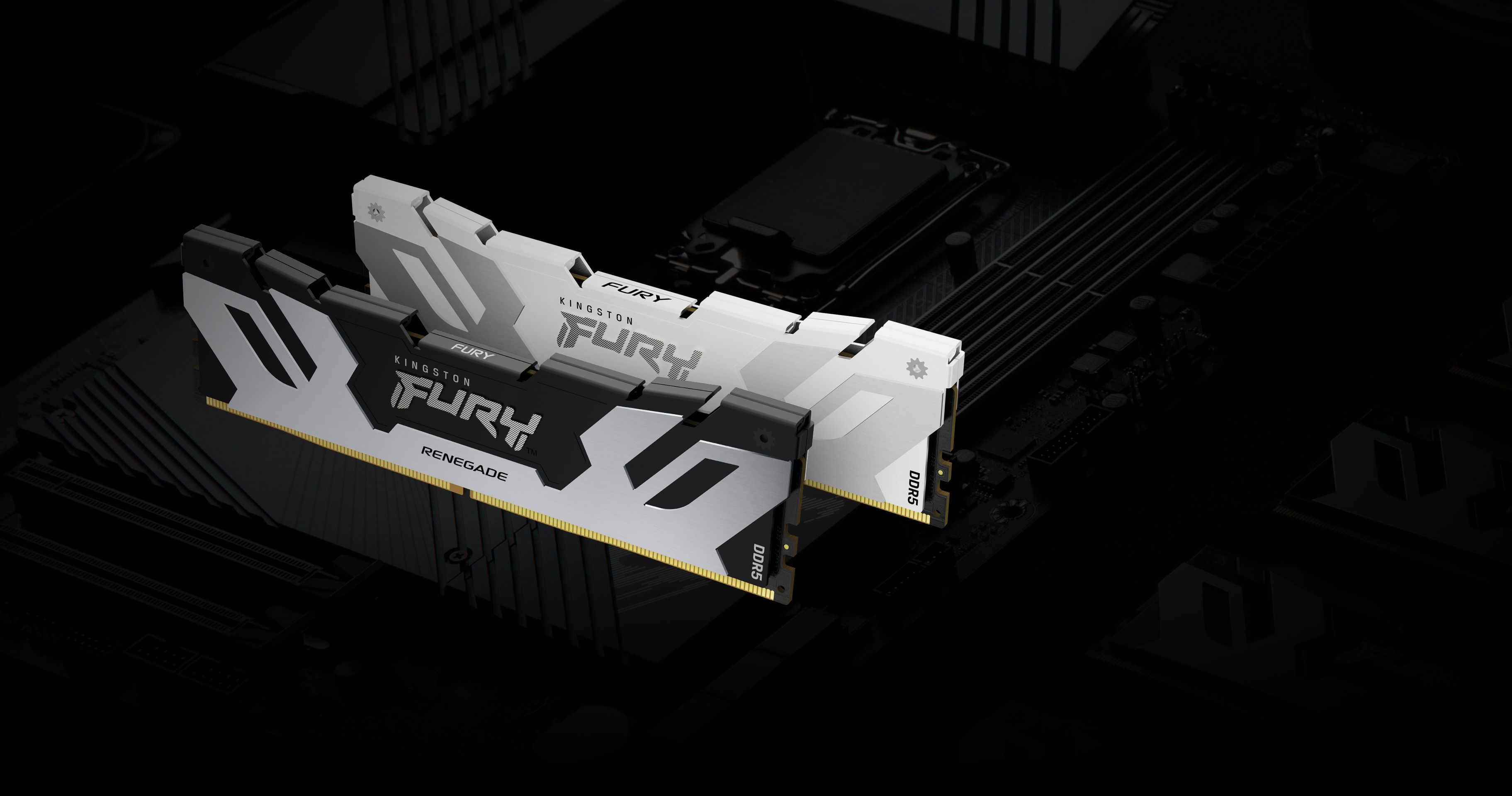 Memorie RAM Kingston, DIMM, DDR5, 16GB, 6400MHz, CL32, 1.35V,  FURY Renegade White_8