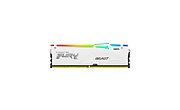 Memorie RAM Kingston, DIMM, DDR5, 32GB, 6000MHz, CL40, 1.35V, FURY Beast White, RGB, Kit of 2_2