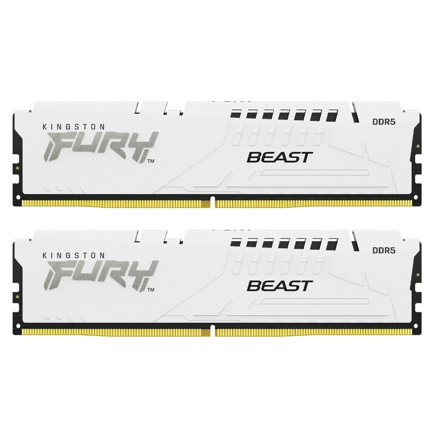 Memorie Kingston FURY Beast 32 GB DDR5 5600 MHz CL36, kit 2 x 16 GB, XMP 3.0 / EXPO, Alb