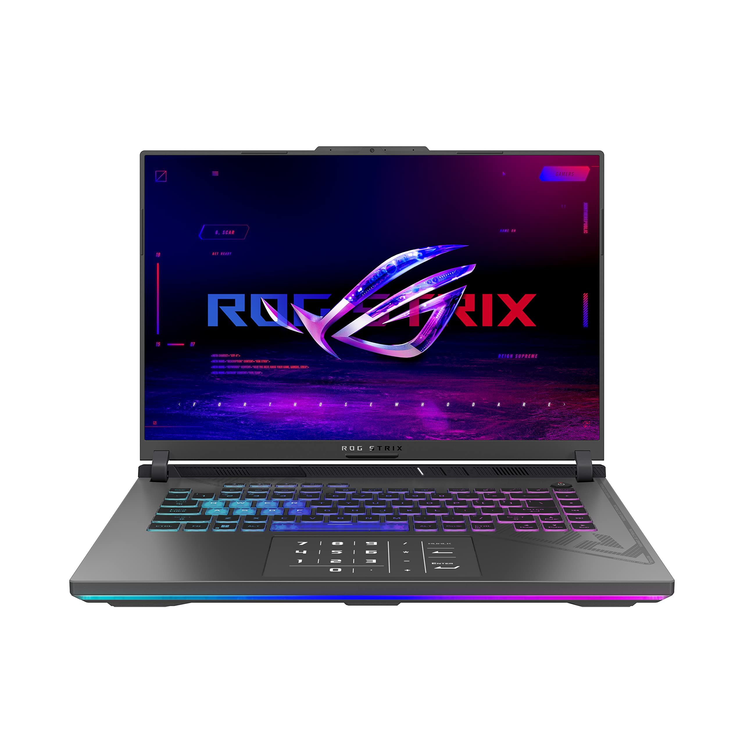 ASUS Strix G614JU IntelÂ CoreÂ i7 13th Gen 16inch QHD+ 240Hz IPS 16GB 512GB PCIe 4.0 M.2 GN21-X2 6GB NoOS 2Y Eclipse Gray_4