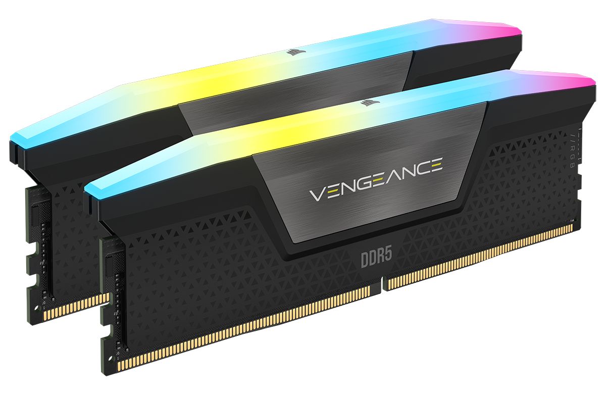 Vengeance RGB 64GB (2x32GB), DDR5, 6400MHz, CL32, 2x16GB, 1.4V Intel XMP, Negru_2