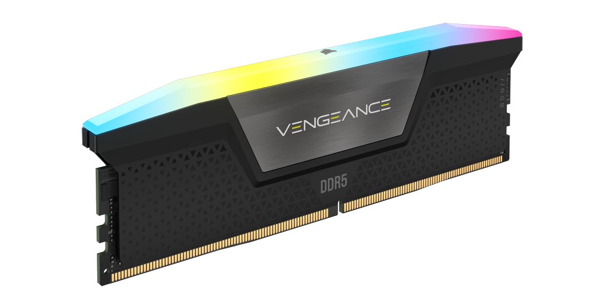 Vengeance RGB 64GB (2x32GB), DDR5, 6400MHz, CL32, 2x16GB, 1.4V Intel XMP, Negru_3