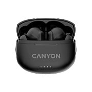 CANYON TWS-8, Bluetooth headset, with microphone, with ENC, BT V5.3 JL 6976D4, Frequence Response:20Hz-20kHz, battery EarBud 40mAh*2+Charging Case 470mAh, type-C cable length 0.24m, Size: 59*48.8*25.5mm, 0.041kg, Black_1