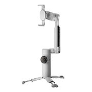 Insta360 Flow Stabilizer (Flow4), lungime selfie stick incorporat 215mm, dimensiune trepied incorporat 80mm, argintiu
