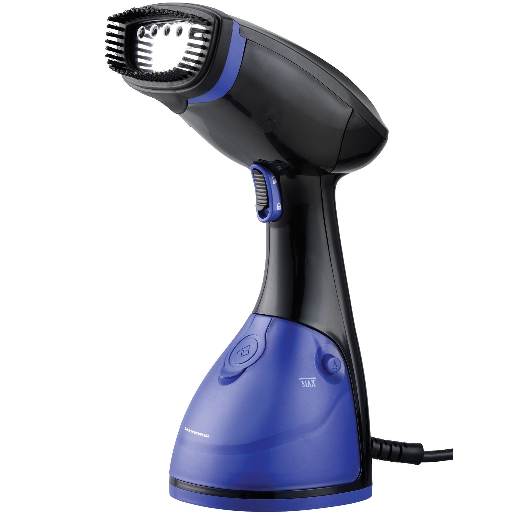 Aparat de calcat vertical Heinner HGS-1500GR, putere maxima: 1300-1500W, calcare verticala, talpa invelis ceramica, abur continuu cu buton blocare, buton ON/OFF, rezervor apa detasabil, maner pliabil pentru depozitare usoara, perie inclusa, oprire automata, debit abur: 20+- 4g/min, capacitate