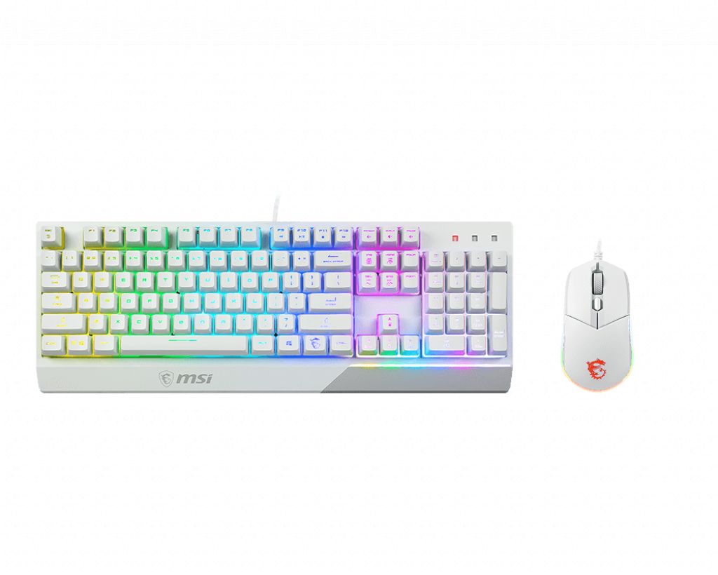 MSI VIGOR GK30 COMBO WHITE KEYBOARD MOUSE_2