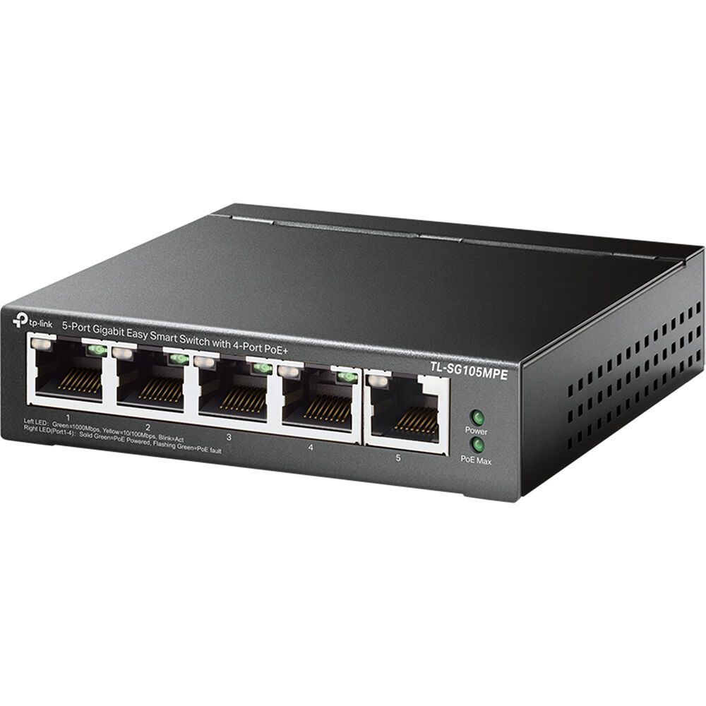 Switch TP-Link TL-SG105MPE, 5 porturi 10 / 100 / 1000 MBs