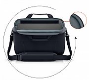 Dell EcoLoop Pro Slim Briefcase 15, Color: Black, Laptop Compatibility: Fits most laptops with screen sizes up to 15.6