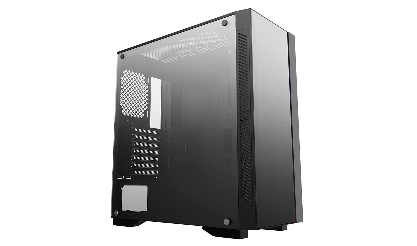 CARCASA DEEPCOOL MATREXX 55 V3 ADD-RGB 3F, Middle Tower, E-ATX, fara sursa, sticla securizata, 3 x fan, USB 2.0 x 2, USB 3.0 x 1, Jack 3.5mm x 2, mesh , add RGB, fan controller (inclusiv RGB), 