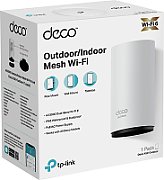 MESH TP-LINK, wireless, router AX3000, pt exterior, 3000 Mbps, port LAN si WAN Gigabit, 2.4 GHz | 5 GHz, antena interna x 2, suport PoE, standard 802.11ax, 