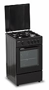 ARAGAZ GAZ HEINNER HFSC-SME50BK, 50X50CM, 4 ARZATOARE, SUPORT EMAIL, CAPAC METALIC, DISPOZITIV DE SIGURANTA PLITA SI CUPTOR, USA CUPTOR CU GEAM DUBLU, DUZE GPL INCLUSE, TAVA SI GRATAR CROMAT, CULOARE: NEGRU