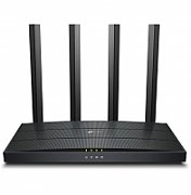 TP-LINK Wireless Router AX1500 WI-FI6, DUAL-BAND, ARCHER AX12; Standarde wireless: IEEE 802.11ax/ac/n/a 5 GHz, IEEE 802.11n/b/g 2.4 GHz, viteze wireless: 5 GHz: 1201 Mbps (802.11ax) 2.4 GHz: 300 Mbps (802.11n), 4 x antene fixe, mod router, mod access point, interfata: 1× port WAN Gigabit, 3× porturi_1