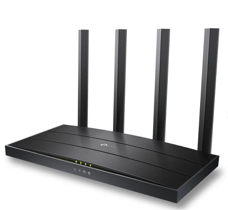 TP-LINK Wireless Router AX1500 WI-FI6, DUAL-BAND, ARCHER AX12; Standarde wireless: IEEE 802.11ax/ac/n/a 5 GHz, IEEE 802.11n/b/g 2.4 GHz, viteze wireless: 5 GHz: 1201 Mbps (802.11ax) 2.4 GHz: 300 Mbps (802.11n), 4 x antene fixe, mod router, mod access point, interfata: 1× port WAN Gigabit, 3× porturi_2