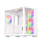 Case MV8(ATX) WHITE, F&L SIDE PANEL: TEMPERED GLASS_1