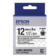 Epson Label Cartridge Transparent LK-4TBN Black/Transparent 12mm (9m)_1