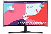 MONITOR SAMSUNG LS24C366EAUXEN 24 inch, Curvature: 1800R , Panel Type: VA, Resolution: 1920x1080, Aspect Ratio: 16:9,  Refresh Rate:60Hz, Response time GtG: 4ms, Brightness: 250 cd/m², Contrast (static): 3000 : 1, Viewing angle: 178º(R/L), 178º(U/D), Color Gamut (NTSC/sRGB/Adobe RGB/DCI-P3): 72%_1