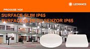 Plafoniera LED pentru exterior cu senzor de miscare Ledvance SURFACE SLIM SQUARE 350, 35W, 3680 lm, lumina neutra (4000K), IP65/IK10, 350x350x55mm, Alb_1