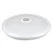 Plafoniera LED pentru exterior cu senzor de miscare Ledvance SURFACE SLIM ROUND 260, 26W, 2730 lm, lumina neutra (4000K), IP65/IK10,  Ø260x55mm, Alb_1