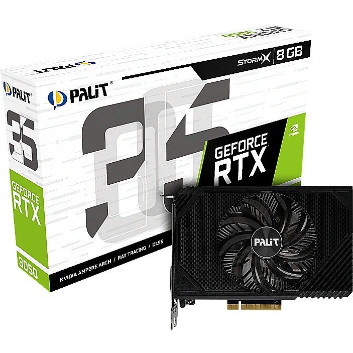 GeForce RTX™ 3050 StormX GDDR6 128 bit PCI-E 4.0 HDMI 2.1 DP1.4a x 1 https://www.palit.com/palit/vgapro.php?id=4488 &lang=en&pn=NE63050018P1-1070F&tab=sp_2