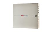 Centrala control acces Hikvision 4 usi ( 4 x cititoare Wiegand sau 8 x cititoare RS485), DS-K2604T Compatibilitate cititoare: 4 x Wiegand sau 8 x RS485 Capacitate de stocare: 100,000 cartele si 300,000 evenimente Intrari: 4 alarm input, Door Magnetic x4, Door Switch x4, Case Input x8