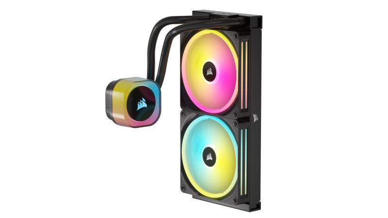 Cooler CPU Corsair H115i, ventilator 2x140 mm, baza cupru, Socket support Intel 1700, Intel 1200, Intel 1150, Intel 1151, Intel 1155, Intel 1156, AMD AM5, AMD AM4, negru_5