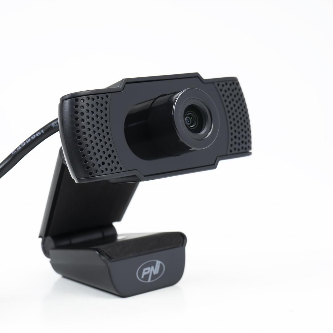 Camera Web PNI CW1850 Full HD 1080P 2MP, USB, clip-on, microfon stereo incorporat, Senzor:  CMOS 1/3