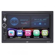 Navigatie multimedia PNI V8270 2 DIN cu GPS MP5, touch screen 7 inch, radio FM, Bluetooth, Mirror Link, AUX, USB, microSD, Culoare: negru, 7